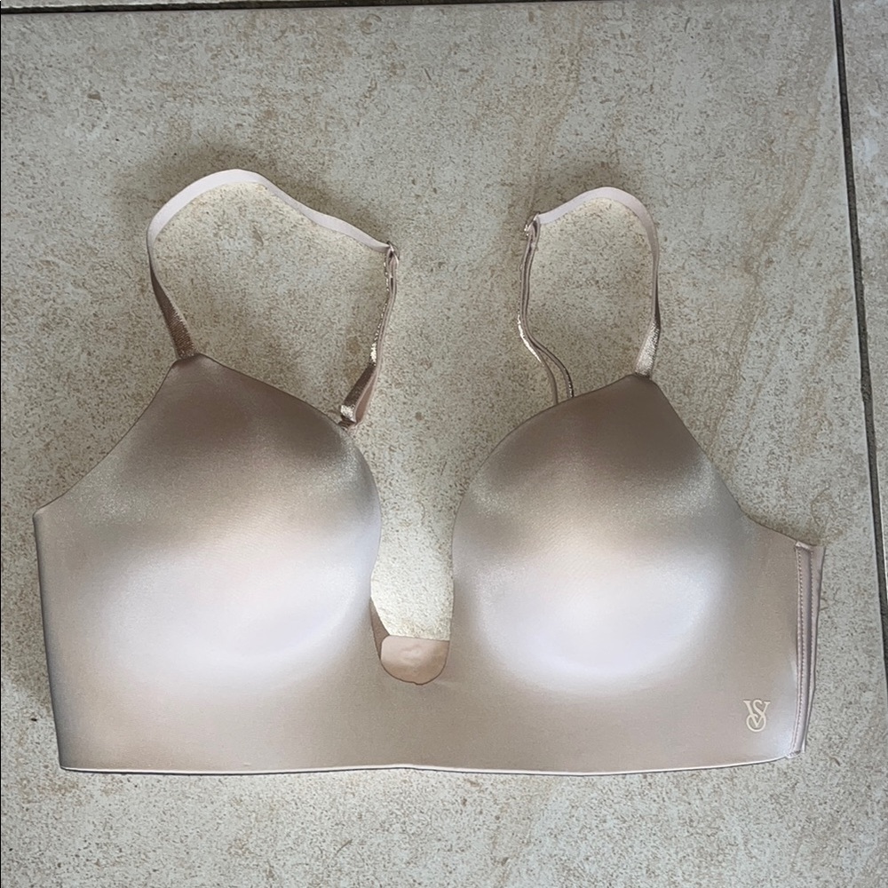 VS Plunge Seamless Nude Bra 34C